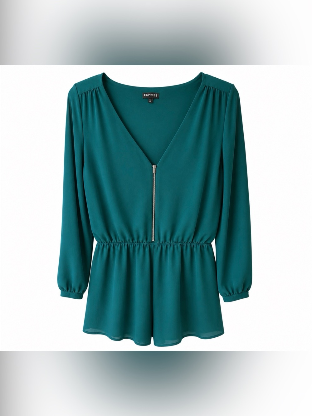 Express Dark Green Romper Size M - Picture 3 of 6